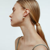 Pearl Sunflower Earrings