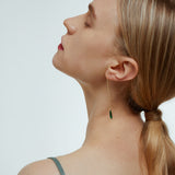 Emerald Threading Earring