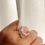 Retro Butterfly Ring