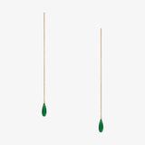 Emerald Threading Earring