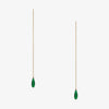 Emerald Threading Earring