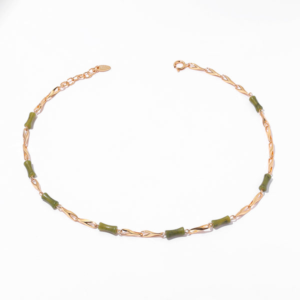 Green Funnel Necklace