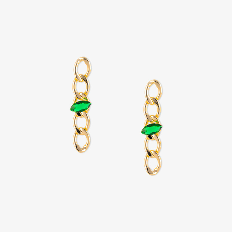 Emerald Drop Earrings