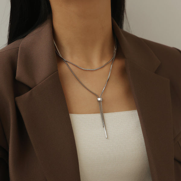 Classic Knot Slide Necklace
