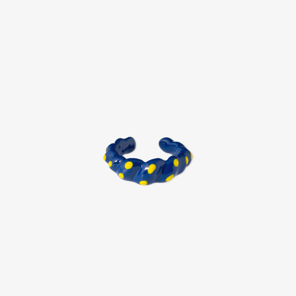 Blue Love Resin Ring
