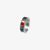 Colorful Cubic Zirconia Ring