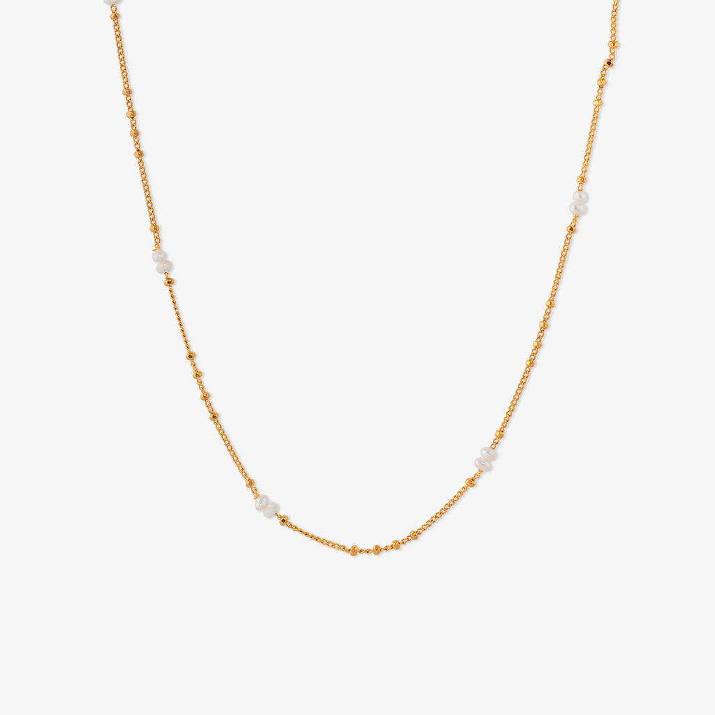 Simple Mini Pearl Necklace