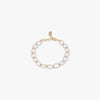 Delicate Pearl And Gold Bean Bracelet
