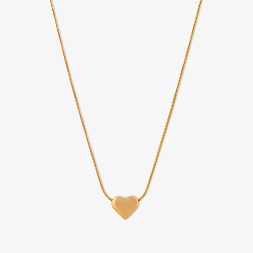 Mini Golden Heart Necklace
