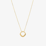 Rhombus Necklace in Gold