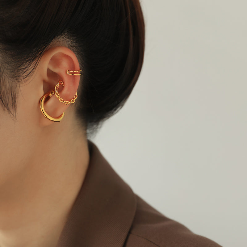 Heavy Hoop Ear Cuff